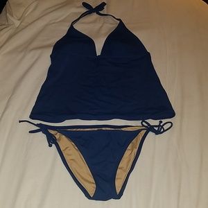 Victoria Secret Navy 2 PC L/M
